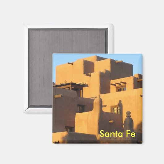 Santa Fe New Mexico magneet (Voorkant / Achterkant)