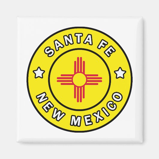 Santa Fe New Mexico Magneet (Voorkant)