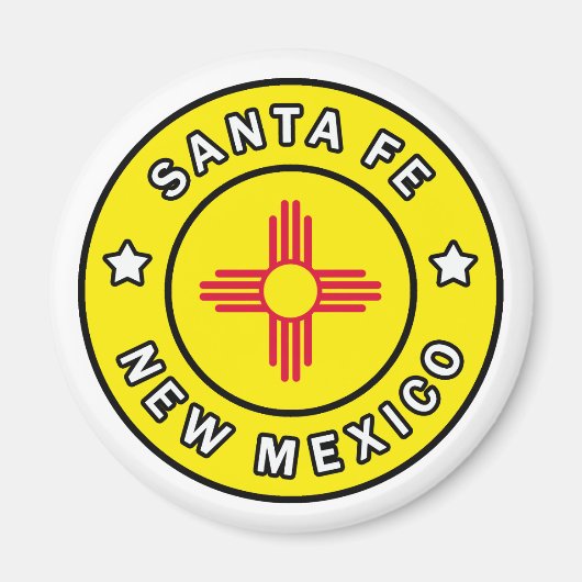 Santa Fe New Mexico Magneet (Voorkant)