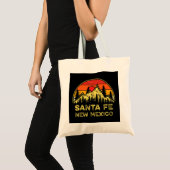 Santa Fe New Mexico NM bergen die zo wandelen Tote Bag (Voorkant (product))