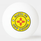 Santa Fe New Mexico Pingpongbal (Voorkant)