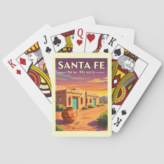  Santa Fe New Mexico Pokerkaarten (Achterkant)
