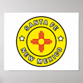 Santa Fe New Mexico Poster (Voorkant)