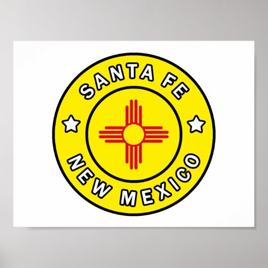 Santa Fe New Mexico Poster (Voorkant)