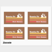Santa Fe New Mexico Rechthoekige Sticker (Vel)