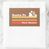 Santa Fe New Mexico Rechthoekige Sticker (Tas)