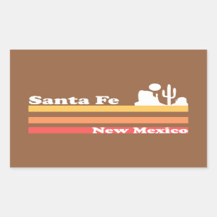  Santa Fe New Mexico Rechthoekige Sticker