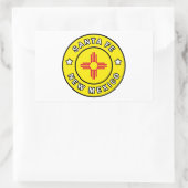Santa Fe New Mexico Rechthoekige Sticker (Tas)