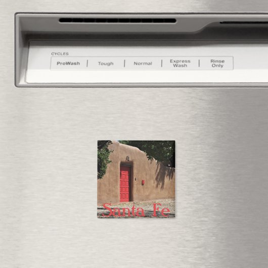 Santa Fe New Mexico Red door Magnet (Insitu (Vaatwasser))