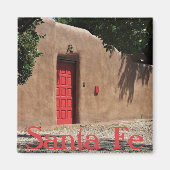Santa Fe New Mexico Red door Magnet (Voorkant)