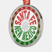Santa Fe New Mexico red green ornament (Links)