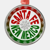 Santa Fe New Mexico red green ornament (Voorkant)