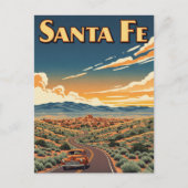  Santa Fe New Mexico Reizen Briefkaart (Voorkant)