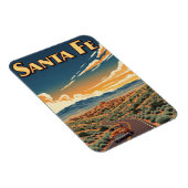Santa Fe New Mexico Reizen Magneet (Rechterzijde)