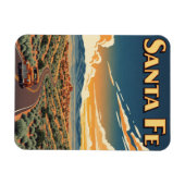 Santa Fe New Mexico Reizen Magneet (Horizontaal)