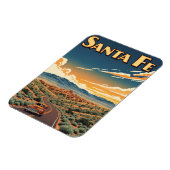 Santa Fe New Mexico Reizen Magneet (Linkerzijde)