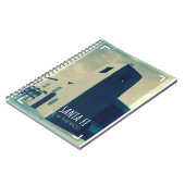 Santa Fe New Mexico Retro Reis Notitieboek (Linkerzijde)