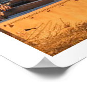 Santa Fe New Mexico Retro Reis Poster (Hoek)