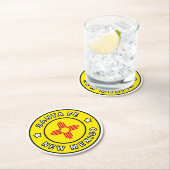 Santa Fe New Mexico Ronde Kartonnen Onderzetter (Insitu)