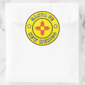 Santa Fe New Mexico Ronde Sticker (Tas)