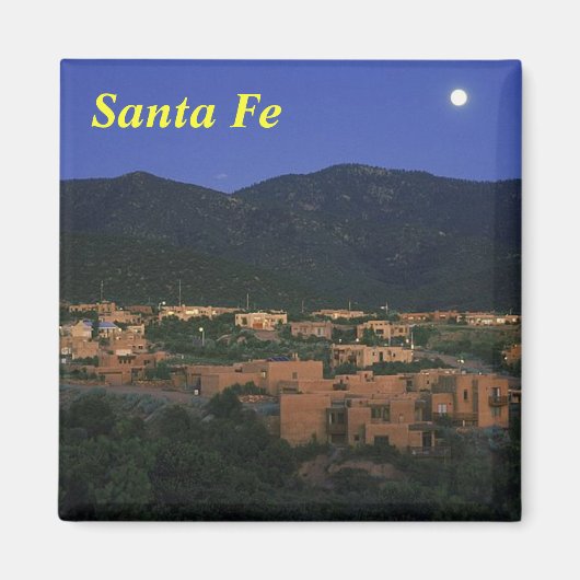 Santa Fe New Mexico, Santa Fe Magneet (Voorkant)