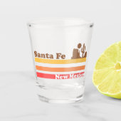 Santa Fe New Mexico Shot Glas (Voorkant)