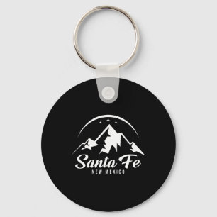 Santa Fe New Mexico Ski Resort Skiën Snowboarding Sleutelhanger