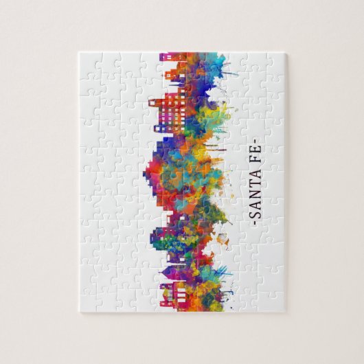 Santa Fe New Mexico Skyline Legpuzzel (Verticaal)