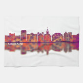 Santa Fe New Mexico Skyline Theedoek (Horizontaal)