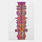 Santa Fe New Mexico Skyline Theedoek (Verticaal)