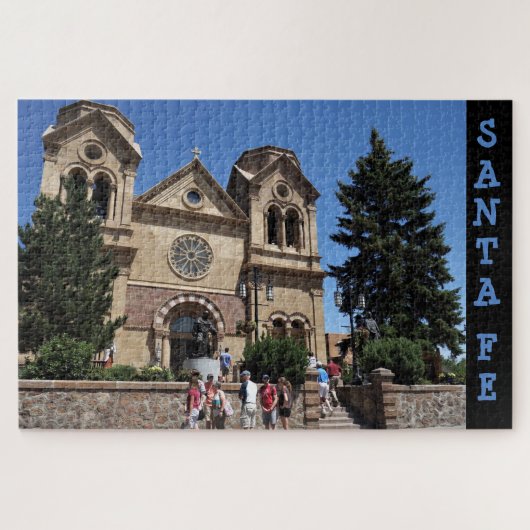 Santa Fe New Mexico St Francis Cathedral Schildera Legpuzzel (Horizontaal)