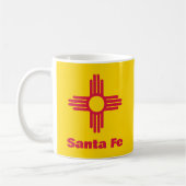 Santa Fe New Mexico State Flag Zia Sun Koffiemok (Links)