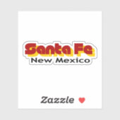 Santa Fe New Mexico Sticker (Vel)