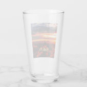 Santa Fe New Mexico Sun Set Glas (Achterkant)