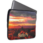 Santa Fe New Mexico Sun Set Laptop Sleeve (Voorkant Rechts)