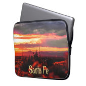 Santa Fe New Mexico Sun Set Laptop Sleeve (Voorkant Links)