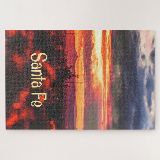 Santa Fe New Mexico Sun Set Legpuzzel (Horizontaal)