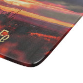 Santa Fe New Mexico Sun Set Snijplank (Hoek)