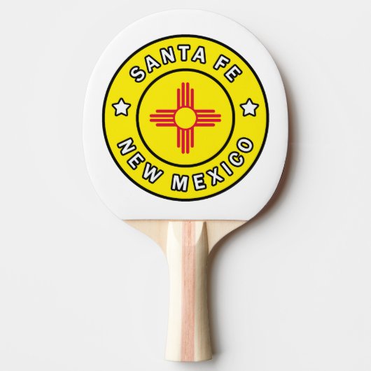 Santa Fe New Mexico Tafeltennisbatje (Voorkant)