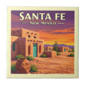 Santa Fe New Mexico Tegeltje (Voorkant)