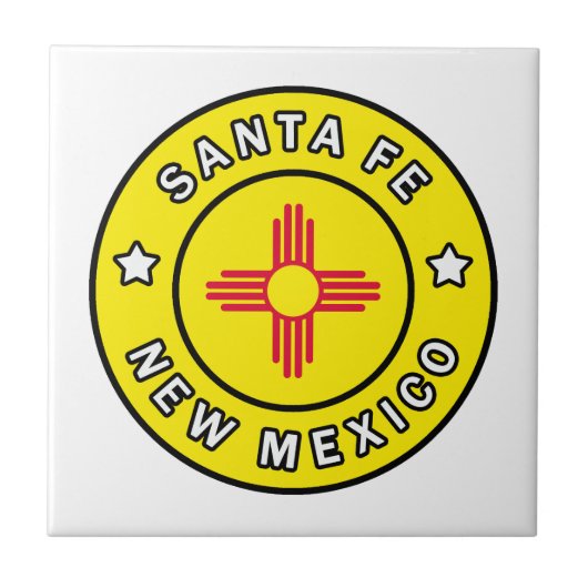 Santa Fe New Mexico Tegeltje (Voorkant)