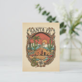Santa Fe New Mexico Travel Briefkaart (Staand voorkant)