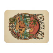 Santa Fe New Mexico Travel Magneet (Horizontaal)