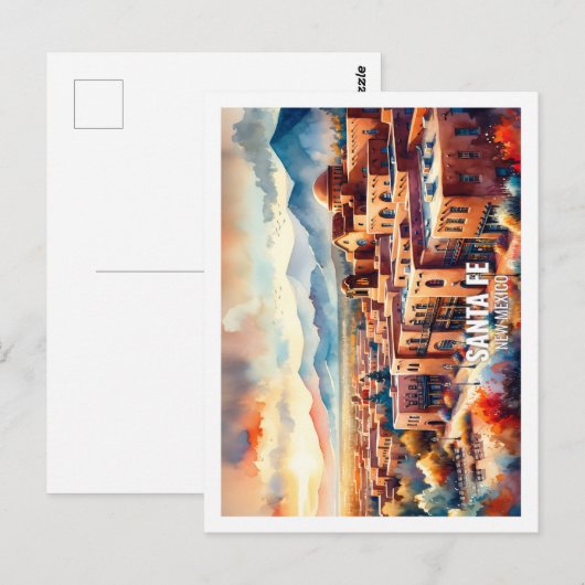 Santa Fe New Mexico Verenigde Staten Famous Place  Briefkaart (Voorkant / Achterkant)
