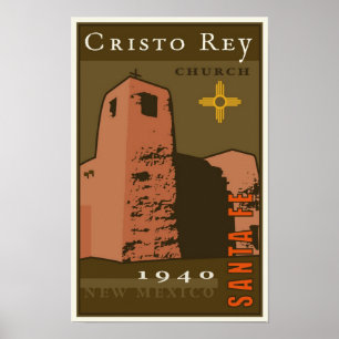 Santa Fe, New Mexico, Verenigde Staten Poster