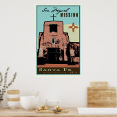Santa Fe, New Mexico, Verenigde Staten Poster (Keuken)