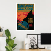 Santa Fe, New Mexico Vintage Travel Poster (Thuiskantoor)