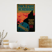 Santa Fe, New Mexico Vintage Travel Poster (Keuken)