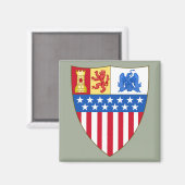 Santa Fe, New Mexico (Wapen) Magneet (Voorkant / Achterkant)