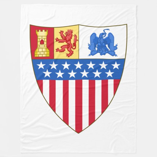 Santa Fe, New Mexico (wapenschild) Fleece Deken (Voorkant)